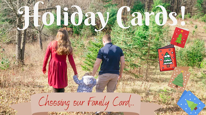 Choosing & Creating our Family Holiday Cards// Vlogmas 8