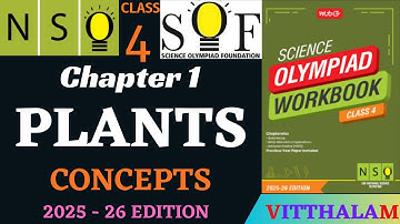 | Class 4 | NSO | Chapter 1 | Plants | Concepts | MTG | 2025 - 26 |