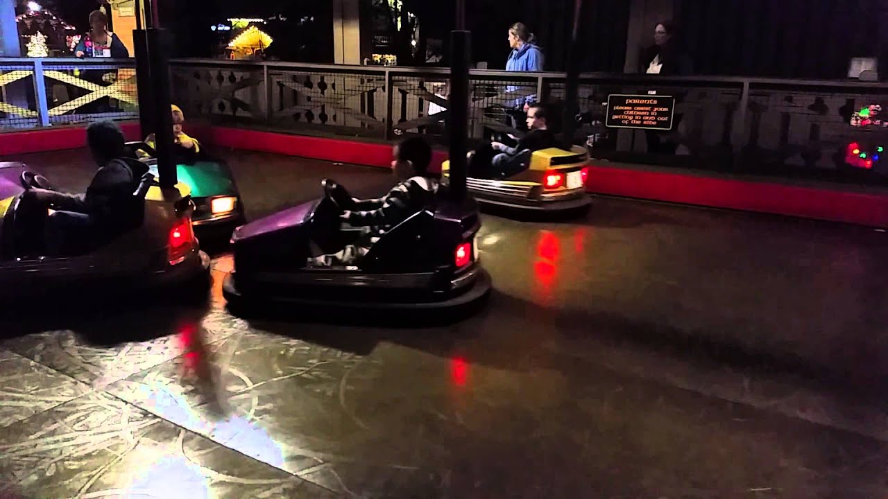 Baron on the bumper cars at Busch Gardens YouTube
