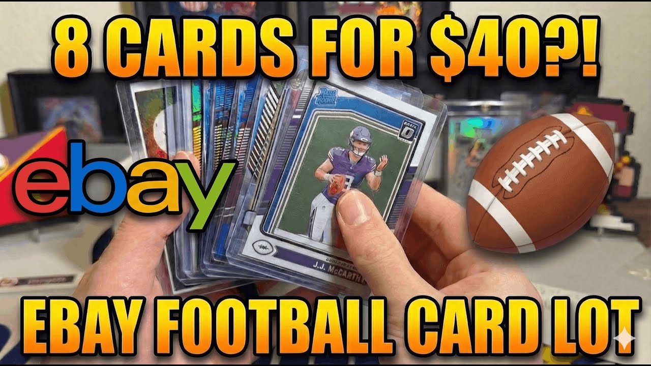 I Paid $40 for This eBay Football Card Lot    WORTH IT? 📦