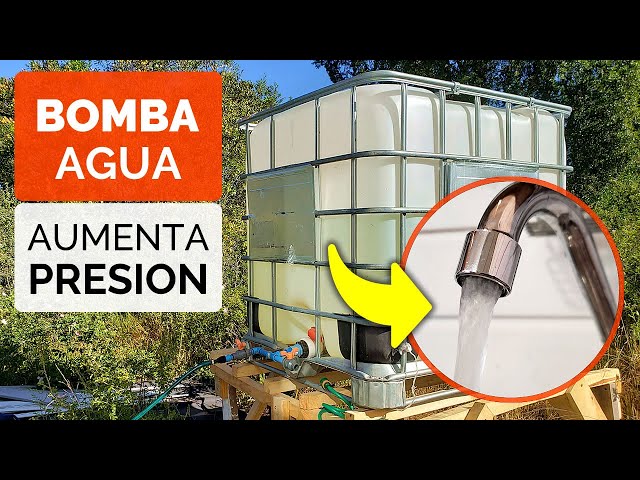 BOMBA PRESURIZADORA! 💧🚿 Cómo aumentar la presión de agua (Enciende un Calefont) class=