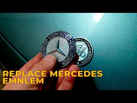 Как заменить эмблему на капоте в Mercedes W212, W204, W211, W213, W203 и другие модели