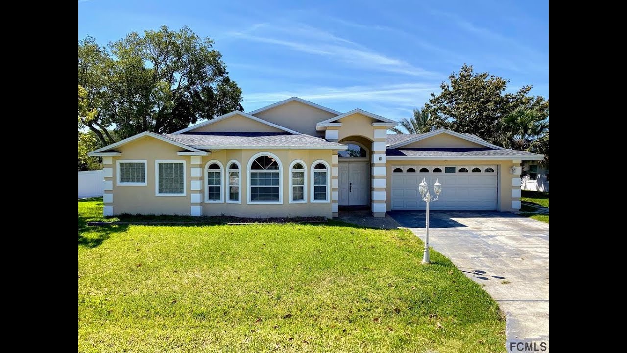 4 Chadwick Court Palm Coast, FL 32137 Saltwater Canal Home for sale