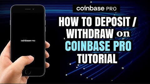 How to DEPOSIT or WITHDRAW on Coinbase Pro Exchange | Bitcoin App Tutorial