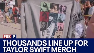Thousands line up for Taylor Swift merch in Minneapolis