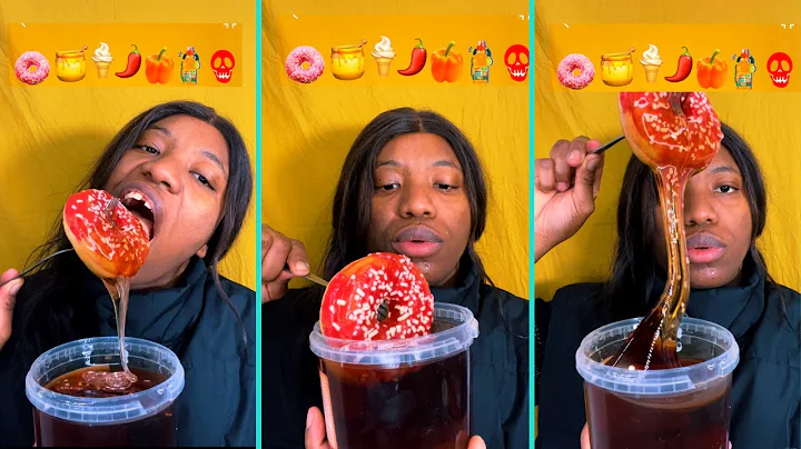 my best emojifood honey donut