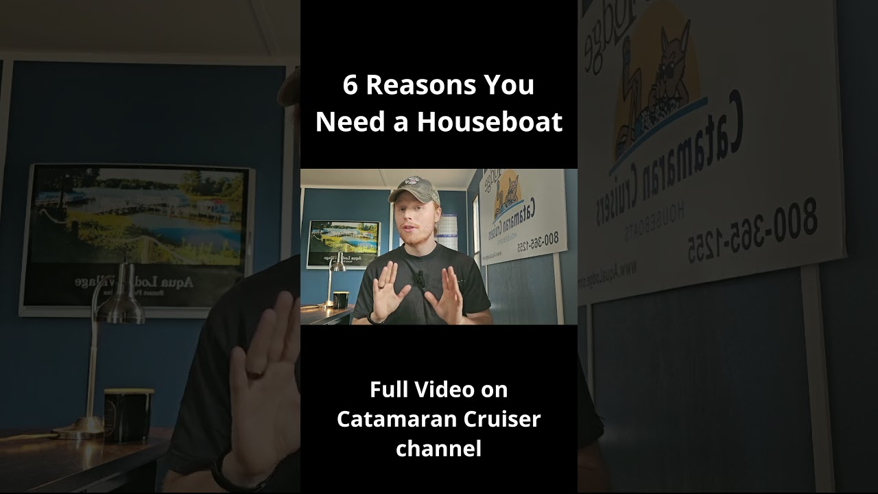 ⁣6 Reasons YOU might need a Houseboat