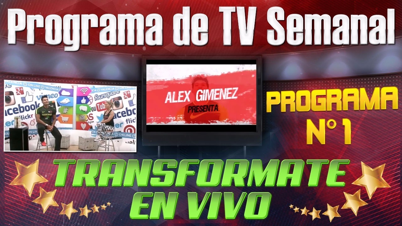 entrenador personal de futbol en valencia 📺 TRANSFORMATE EN VIVO TV / Programa 1. Alex Gimenez Presenta...