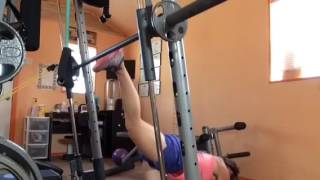 Kneeling Glute Kick With Smith Machine