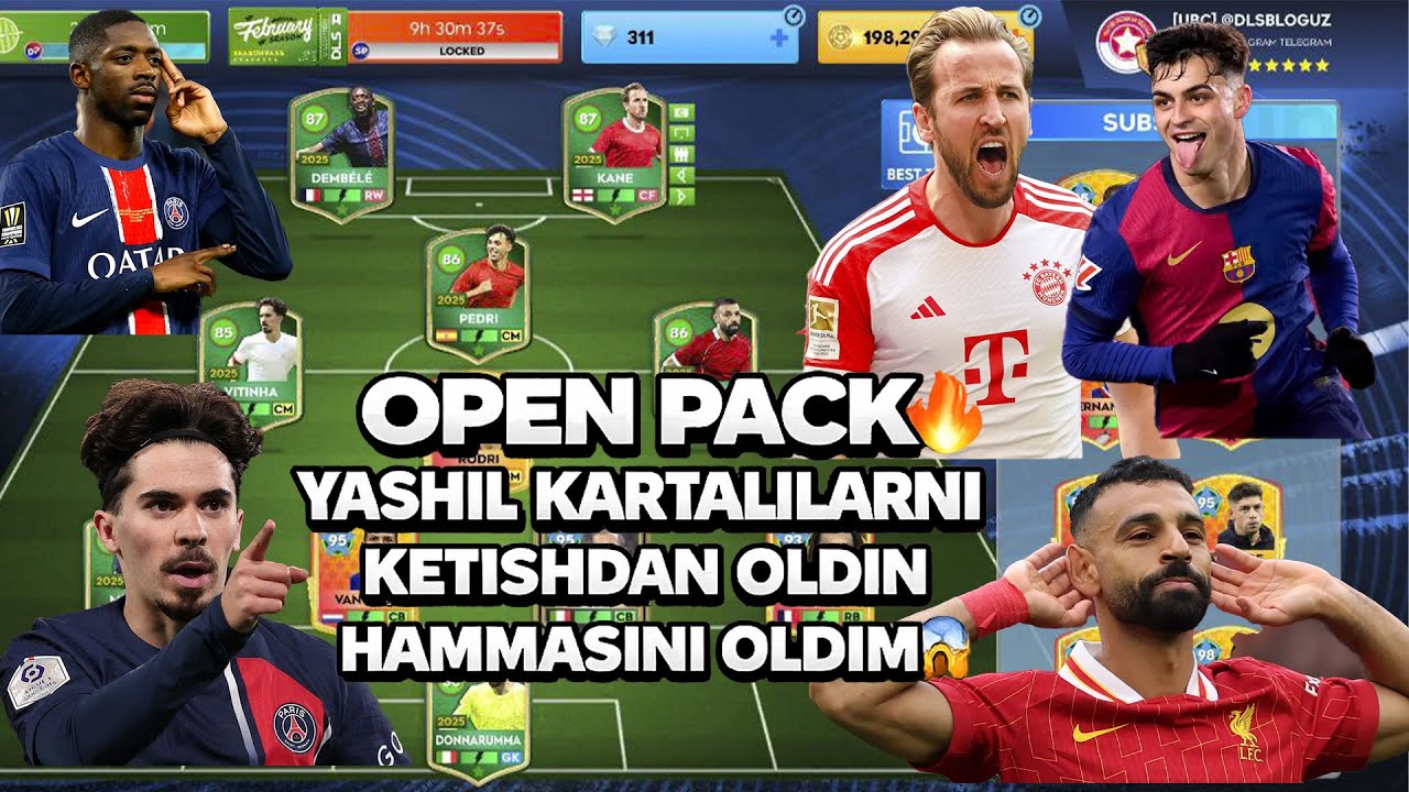 YASHIL KARTALI O'YINCHILAR! 😱 | OPEN PACK | JUDA OSON TARZDA HAMMASINI OLDIM 🔥  5-QISM FINAL | DLS26