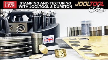 Stamping and Texturing with JOOLTOOL & Durston - LIVE with Anie