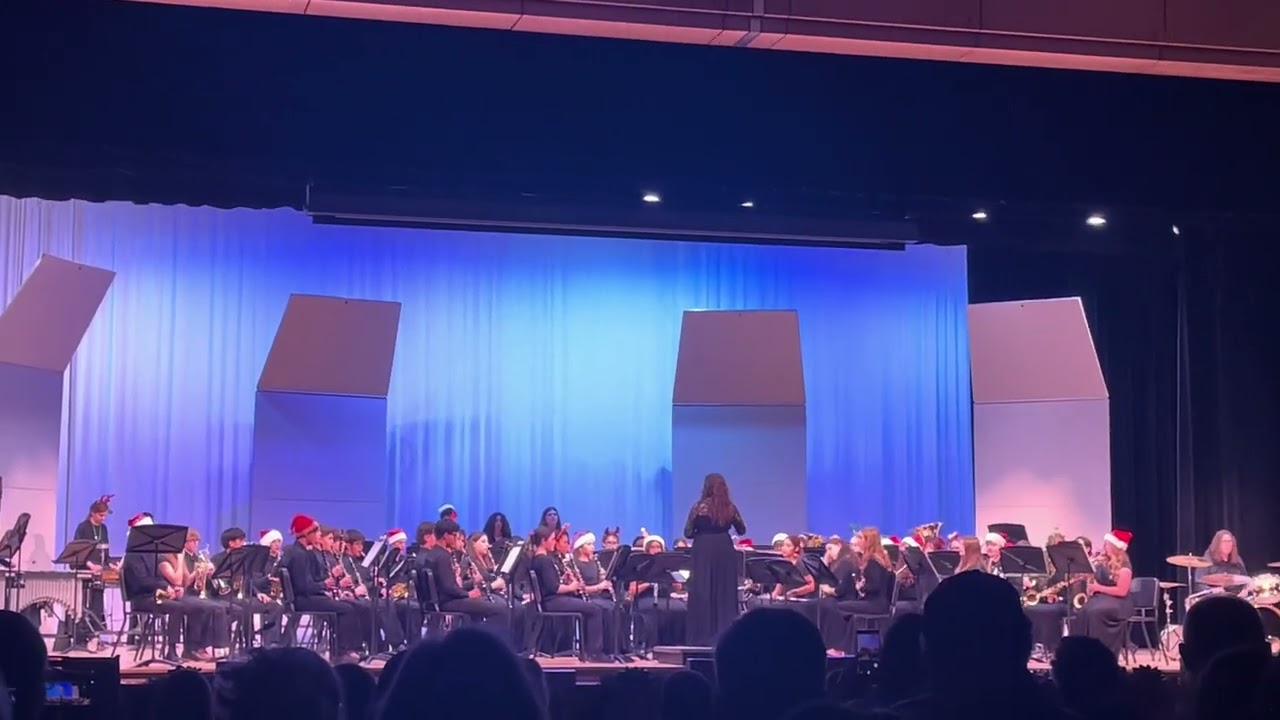 Patriot HS Concert & Symphonic Band - Metal Bell Carol performance 12-4-2025 