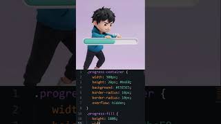 Episode 01 - Create a modren progress bar | progress container | progress loader #html #css #js