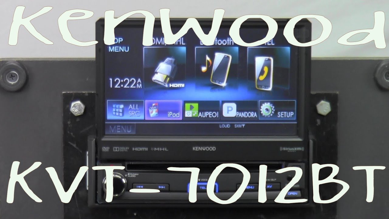 Kenwood KVT7012BT Out Of The Box YouTube