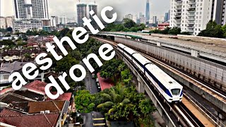 Aesthetic Drone Footage Lrt Setiawangsa Dji Mavic Mini