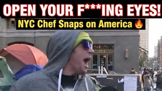 NYC Street Rant Goes VIRAL: "Open Your F***ing Eyes!" 👎 OR 👍 ?