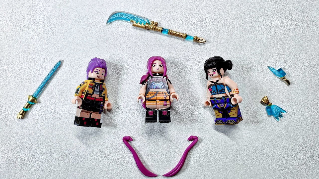 LEGO UNOFFICIAL KPOP DEMON HUNTERS | RUMI - MIRA - ZOEY - YouTube