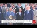 Trump Cracks Joke After Receiving Personalized Championship Ring From The Dodgers