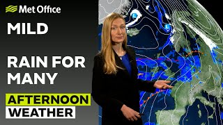 24 Wet for the next few days - Afternoon Weather Forecast UK