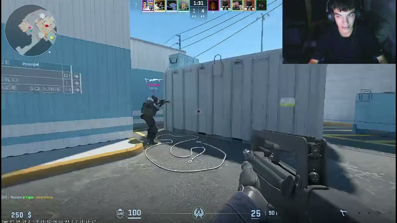 LE PARTIERON LA CABEZA