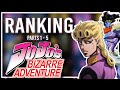 I Finally Watched Jojo's Bizzare Adventure - Ranking All Jojo Parts & Review