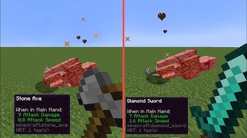 Stone axe vs Diamond Sword