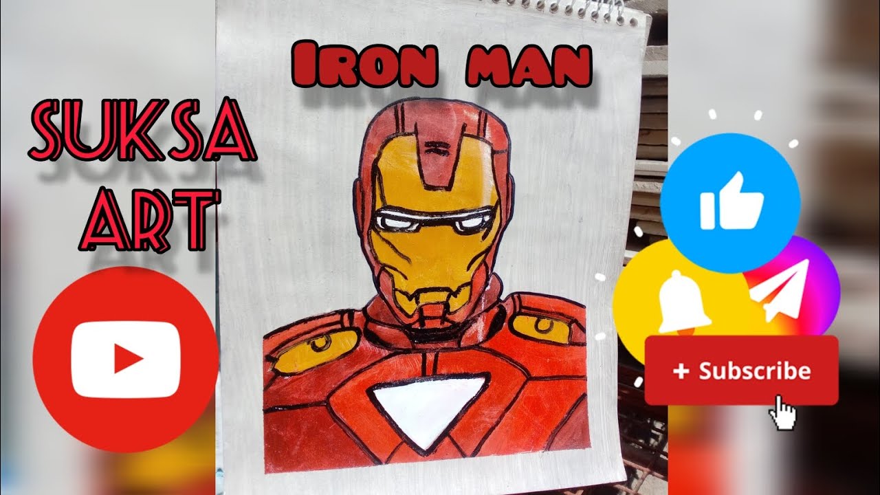 How to make Iron Man | step by step for beginners | easy and cute - YouTube