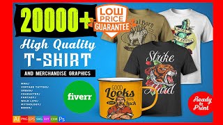 20k mega t shirt design bundle 2021  With Bonus