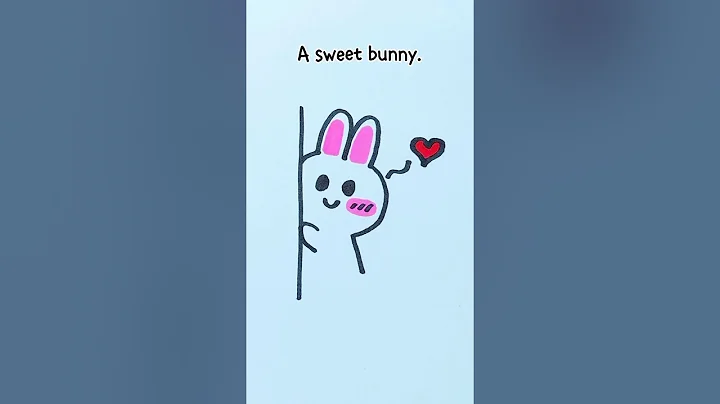 Easy drawing cute rabbit bunny step by step for kids #kids #easydrawing #stepbystep #rabbit #bunny