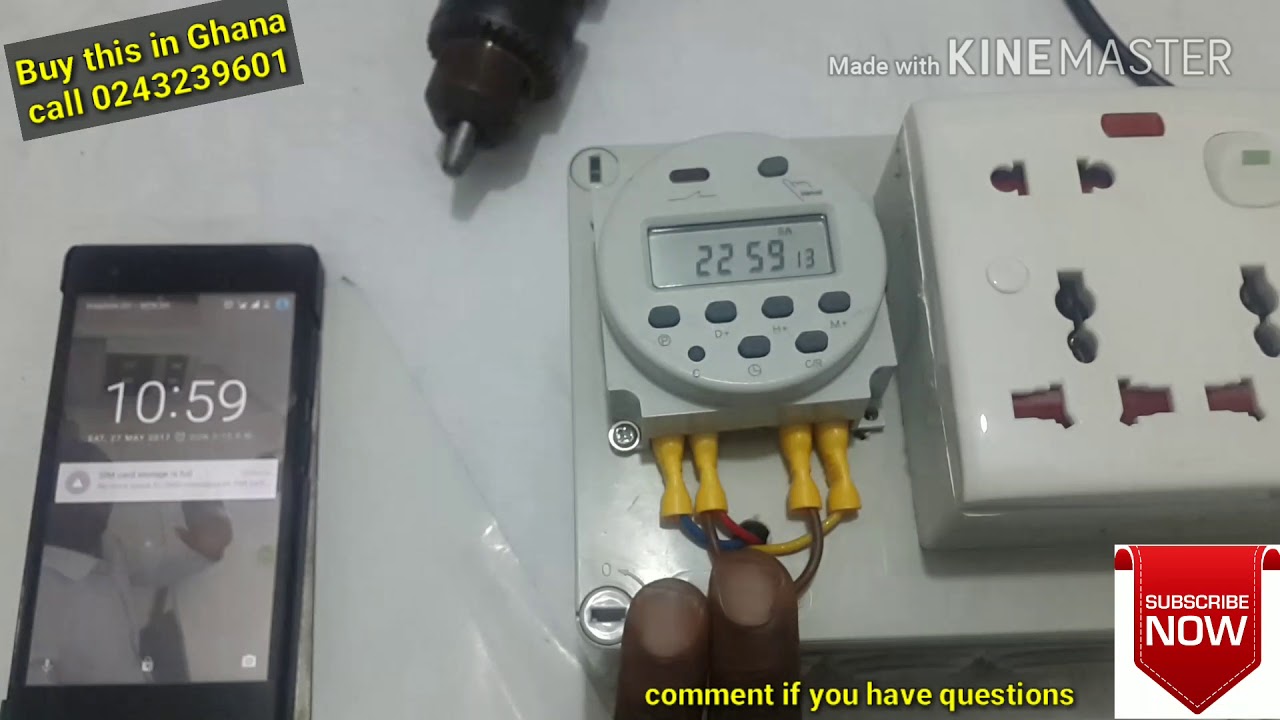 Timer switch PART 1 - YouTube