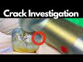 Mandibular molar access  crack investigation