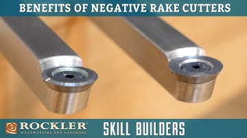 Benefits of Negative Rake Cutter Turning Tools | Rockler Skill Builders