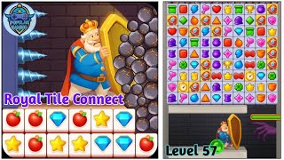 Royal Tile Connect Level 57: Gameplay Solution