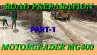 ROAD PREPARATION FOR CONCRETE PAVEMENT(MOTORGRADER)