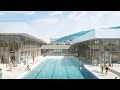 Centre aquatique grand pontarlier  projet architectural