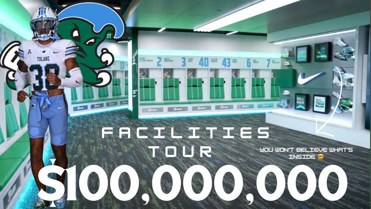 Tulane’s $100,000,000 football facilities tour | You won’t believe what’s inside!! | Day in the life