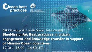 Best practices in citizen engagement and knowledge transfer in support of Mission Ocean