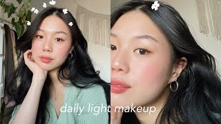 soft everyday monolid makeup // grwm (kdrama rant sorry 🥲) screenshot 1