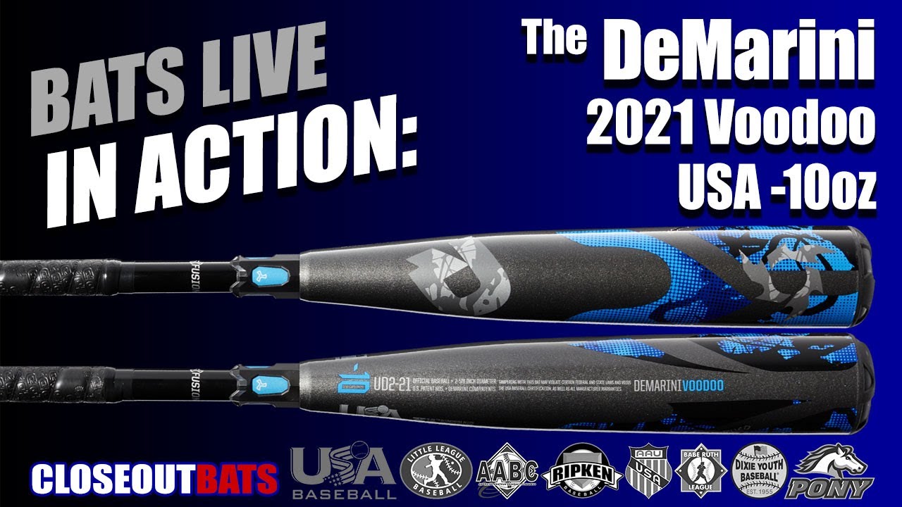 Batte Baseball Jeune DeMarini Voodoo SC3 - 30 Pouces / 18 Oz - Alliage