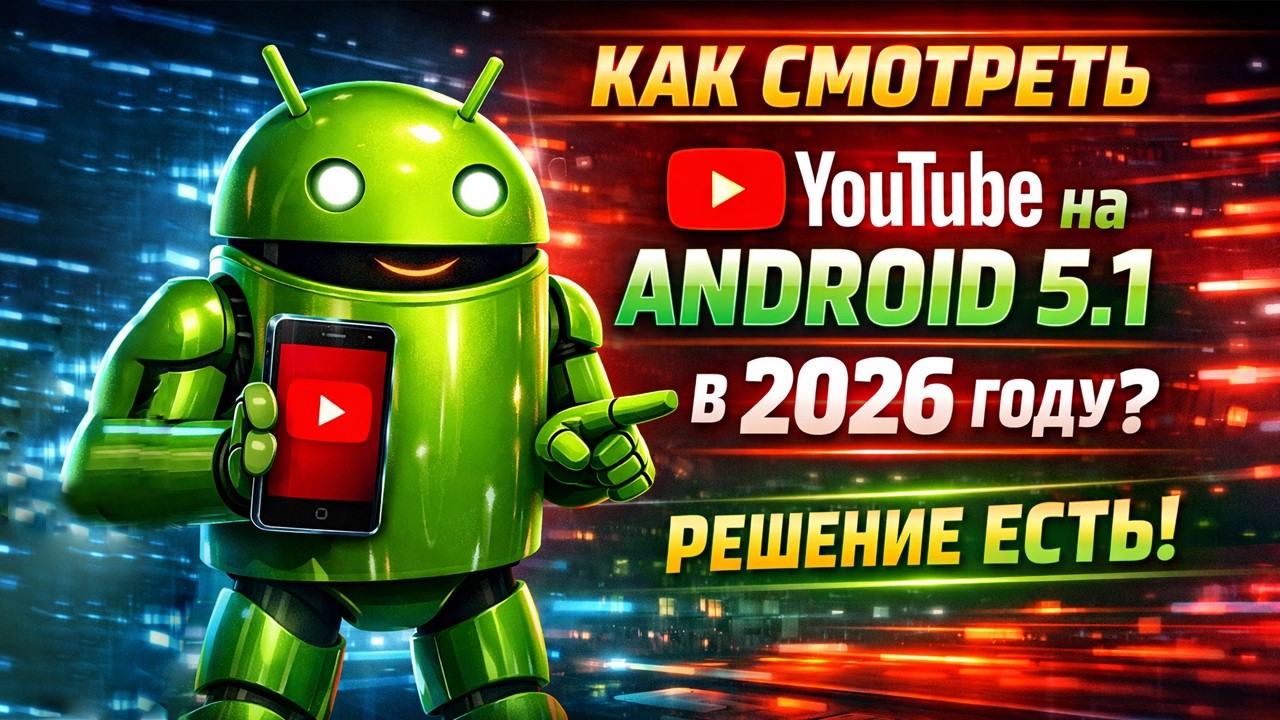 Как смотреть Youtube на Android 5.1 в 2026? How to watch Youtube on android 5.1 in 2026 году?