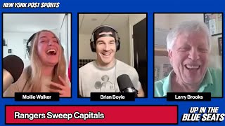 Rangers Sweep Capitals to Move On to East Semis | Ep. 155 | Up in the Blue Seats