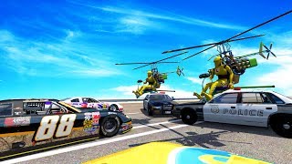 MISSILE LAUNCHING POLICE BLOCKADE VS STREET RACERS - BeamNG Drive Crash Test Compilation Gameplay screenshot 5