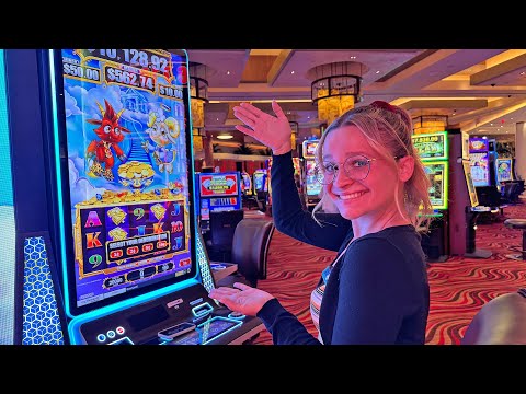 She Needed To Play This Vegas Slot!