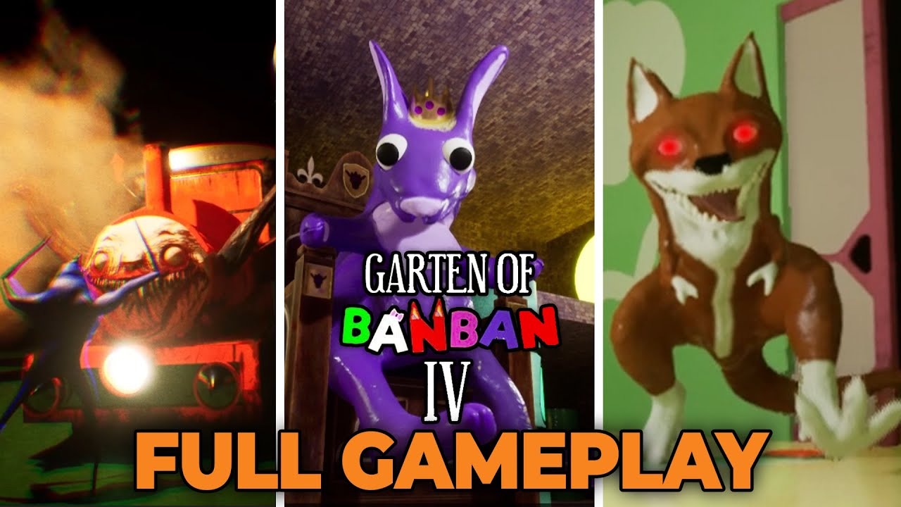 Garten of Banban 2 - FULL GAME Walkthrough & Ending (4K60) No Commentary 