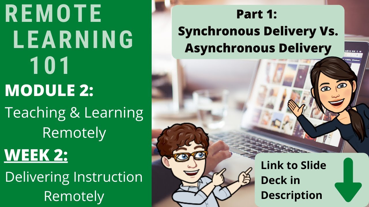 Remote Learning 101, Module 2, Week 2, Part 1: Asynchronous Vs ...