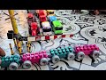 Tayo cars | berbagai mobil miniatur melintasi palang pintu kereta api