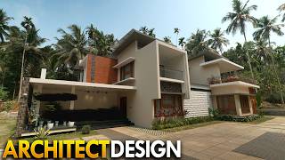 😲வேற மாரி வீடு! Architect Designed 4BHK House with Interior &amp; Landscape Design Mano's Try Home Tour