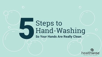 5 Steps to Hand Washing