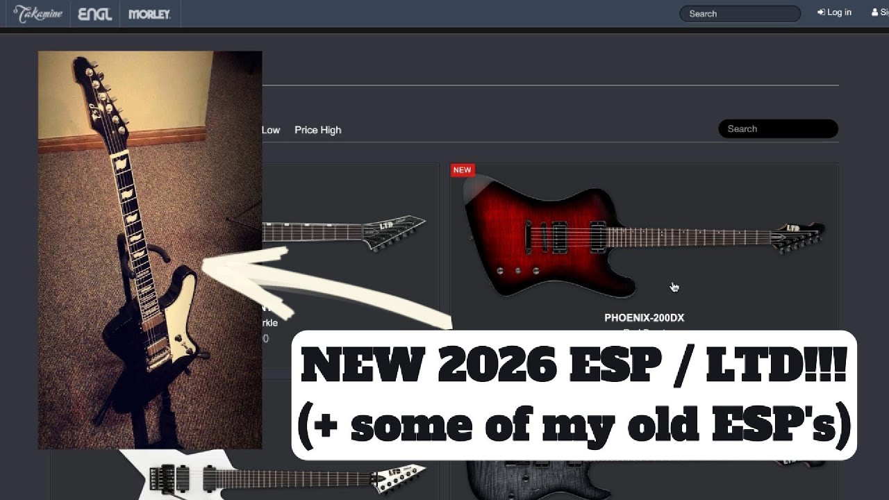 NEW ESP/ LTD 2026 Release! AND.. Some of my old ESP's