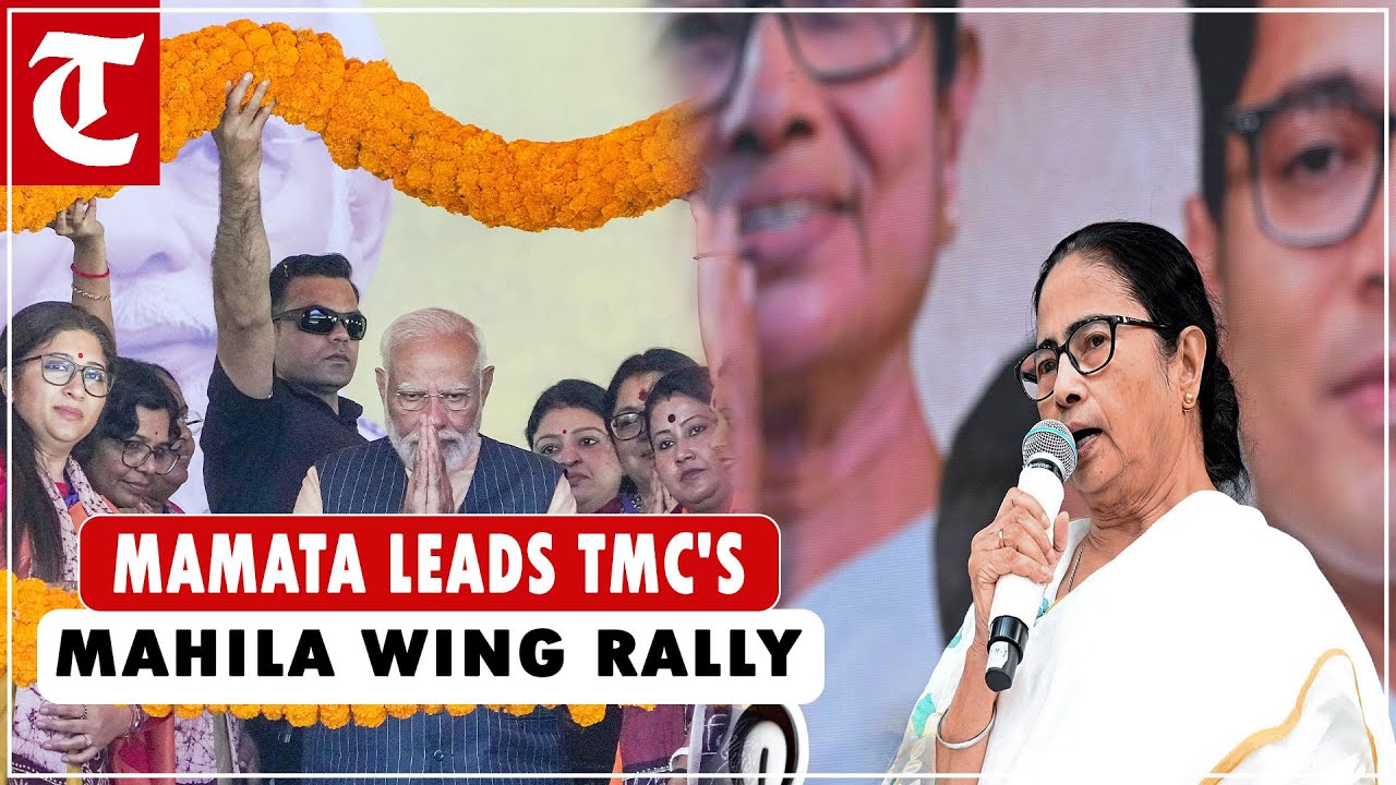 Mamata Banerjee leads TMC’s Mahila Wing Rally in Kolkata ahead of International Women’s Daylly